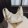 Nova Bolsa de Armazenamento Croissant Dumpling Outono/Inverno 2025 Moda Simples Uma Alça Transversal Bolsa Feminina Bolsa de Mão Casual