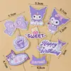Envío Gratis Merlot Kulomi Parchia Traje para Perro Adornos Decorativos de Pastel de Cumpleaños Sanrio Jade Gui Perro Enchufe