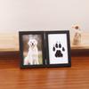 Porta-retratos de madeira com pegadas de animais de estimação transfronteiriço mesa 67 polegadas pegadas de mãos de bebê DIY presentes comemorativos atacado