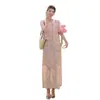 Vestido de Encaje Bordado de Cintura Alta, Conjunto de Dos Piezas, Minivestido de Alta Gama, Suave, Romántico, Elegante, Juvenil, Rejuvenecedor