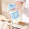 Botellas para Almacenar Té de Leche Refrigerable, Leche de Soya, Jugos y Cereales con Marcas de Medición, Botellas de Almacenamiento de Grado Alimenticio, Botellas Resistentes a Altas Temperaturas