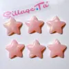 Estrella Plana de Cinco Puntas Acrílica Accesorios DIY Decoración de Zapatos Pegatinas para Vasos de Agua Pegamento Cremoso Accesorios para el Cabello Pegatinas para Cubrir Popotes Efecto Nube