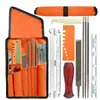 Bolsa de Tela Set de Limas 10 Piezas Set de Limas para Motosierra
