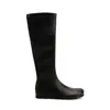 Versión de piel de oveja~cuero genuino interior con elevación de 4 cm, botas elásticas ajustadas para mujer, punta de mango, botas de montar hasta la rodilla, botas largas de otoño e invierno