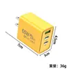 Carregador de Celular Transfronteiriço 65W 2PD+USB Cabeça de Carregamento Multi-Porta Tipo-C Padrão US Padrão Europeu Padrão Britânico Carregador Rápido