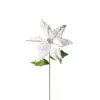 Flor Blanca Navideña Grande Nueva Transfronteriza Decoraciones Navideñas Flor Festiva Decoración del Hogar Flor DIY Arreglo Floral