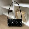 Comércio Exterior Transfronteiriço Artístico Bolinhas Simples Casual 2026 Grande Capacidade Textura da Moda Para Ir ao Trabalho Transversal Ombro Único Pequena Bolsa Quadrada