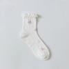 Calcetines de Verano Finos para Maternidad para Mujer, Calcetines a Media Pantorrilla, Calcetines Largos de Encaje que Absorben la Humedad, Calcetines Largos Sueltos para Mujeres Embarazadas