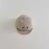 Chapéu de Bebê Qiunan Outono e Inverno Novo Estilo Laço Fofo Urso Aba Macia Boné de Baseball para Meninos e Meninas Boné de Baseball de Bebê