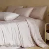 Juego de cuatro piezas de fibra de bambú natural Clase A, funda nórdica de fibra de bambú antibacteriana, juego de ropa de cama para el hogar de cuatro piezas de Lyocell Tencel