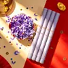 Canhão de Casamento Pétalas Serpentinas Tubo de Fogos de Artifício Canhão Especial de Casamento Canhão de Mão Spray de Abertura Flores Tubo de Fogos de Artifício Atacado