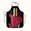 Ropa de trabajo de barbero de comercio exterior personalizada, delantal de cocina, delantal hecho a mano para estudio DIY, delantal de manicurista