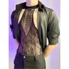 Lobe Lingerie Sexy 2026 Novo Estilo Vestido Sexy de Renda Vazada Transparente Sem Alças Roupa de Dormir Sedutora Masculina