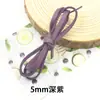 Cuerda de cuero sintético de 5 mm para manualidades, cuerda de cuero, accesorios para zapatos de frijol, tira de cuero, cuerda de terciopelo, fabricantes, accesorios, venta al por mayor