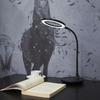 Lámpara de escritorio LED con lupa creativa, lámpara de poste alto para sala de estar, lámpara recargable con clip, lámpara de protección ocular para lectura en dormitorio de estudiante, foco