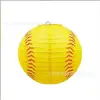 Linterna de Papel Temática Deportiva de Baloncesto, Fútbol, Béisbol Creativa Plegable Hecha a Mano Linterna DIY Colgante de Fondo para el Mundial