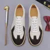 Nuevas zapatillas casuales planas de cuero genuino retro negras de moda de alta gama para hombre, talla grande