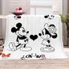 Personalizado * personagem de desenho animado Mickey Mouse desenho animado flanela caxemira impressão digital manta pedido de comércio exterior impressão 3D
