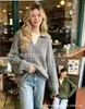 Novo suéter de malha trançada com gola V para outono e inverno da Amazon para mulheres, estilo solto e casual, pulôver com gola dobrável, top versátil