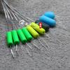 Fisherman's Square Space Bean Silicone Competitivo Black Pit Tight Anti-emaranhado Feijão Tetra-chifre Top Bean Linha Principal Grupo Fishing Gear Acessórios Pequenos Granel