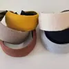 Diadema de Lana Tejida de Color Sólido para Otoño e Invierno, Pinza para el Cabello Antideslizante de Alta Gama con Dientes, Diadema de Calavera Alta