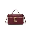Nueva colección de otoño: bolso pequeño, chic, con cadena de patrón de diamante para llevar al hombro, neceser elegante y estiloso, bolso de mano cuadrado pequeño