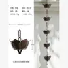 Corrente de Chuva para Pátio de Villa Templo Externo Calha de Jardim Corrente Guiadora de Água Chuva de Telhado Estufa Gotejamento Sino de Chuva Estilo Japonês