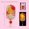 Ímãs de Geladeira de Liga de Chongqing, Cenários da Cidade da Tendência Nacional Souvenirs Turísticos Culturais e Criativos, Ímãs de Geladeira de Metal Criativos