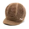 Sombrero de Otoño e Invierno para Mujeres de Mediana Edad y Mayores, Gorro de Lana Tejido para Abuela, Señora Mayor, Protección contra el Frío, Calidez, Más Terciopelo, Grueso, Gorro de Lana para Mamá