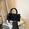 Bolsa Quadrada Pequena de Design de Nicho Transfronteiriça Novo Estilo Outono e Inverno Bolsa de Ombro Casual Versátil Bolsa Transversal Moda Pequena Bolsa