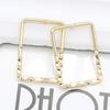 Accesorios de bricolaje, caja de oro auténtico de 14 quilates bañada en cobre puro, colgante combinado, pendientes coreanos hechos a mano, accesorios