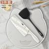 Venta al por mayor Nuevo Producto Cuchillo de Cocina y Tabla de Cortar Dos en Uno Tabla de Cortar de Paja de Trigo Cuchillo Doméstico Tabla de Cortar de Cocina Juego de Cuchillos