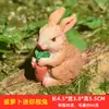 Suprimento transfronteiriço mini enfeites de coelho bonsai Musgo decorações de micro paisagem modelo de animal artesanato em resina