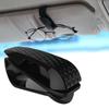Suporte de óculos multiuso com padrão de fibra de carbono 3R, porta-bilhetes, rack de armazenamento, acessórios para carro, estojo de óculos de plástico para carro, Universal