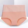 Calcinhas femininas cintura alta algodão slim fit malha respirável barriga quadril listradas calcinhas de algodão femininas atacado