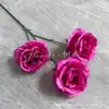 3 Rosas Artificiais Anna Flores Casamento Decoração de Casa Flores Artificiais Atacado Fabricantes