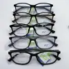 Gafas de sol ultraligeras TR90 de estilo coreano, montura grande y roja, con caja lisa, para hombres y mujeres, con montura retro para miopía, venta al por mayor