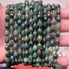 6X8 Piedra Natural Ágata Cristal Corte Duro Cuentas de Arroz Pulsera DIY Collar Accesorios de Joyería Cuentas Semiacabadas Venta al por Mayor