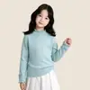 Ropa Interior Nueva para Niños Primavera/Otoño 2026 Niñas Volantes Cuello Semi-Alto Camiseta Interior Niños Pequeños y Medianos Manga Larga Camiseta de Capa Base