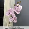 Flores artificiais de alta qualidade com toque realista, orquídeas Phalaenopsis para decoração de casamento e casa, arranjos florais decorativos macios, arranjos de orquídeas artificiais