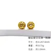 Acessórios DIY Colar Fino Banhado a Ouro Estilo Chinês Pulseira 925 Novo Estilo Chinês Furo Reto Corte Através do Corpo Acessórios Dragão Dourado