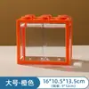 Contenedor de Bloque de Construcción Acrílico en Forma de Caja para Acuario, Pequeño Paisaje Micro de Alta Transparencia para Escritorio de Oficina o Sala de Estar, Decoración Creativa, Apilable