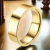 Anillo de acero inoxidable transfronterizo para mujer, simple, versátil, no se decolora, ultradelgado, anillo liso de 18k, anillo de acero de titanio, joyería, pulsera
