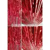 Cortina de puerta de lluvia de 1 metro de ancho y 6 metros de alto, decoración de fondo para escena de celebración de boda, fiesta, boda, lugar de Navidad