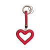 Llavero de amor con diamantes, cuerda de diamantes, barro de cerámica, hueco, coche con control remoto, adorno colgante, bolso de diamantes de moda, adorno colgante para mujer.