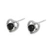 Aretes de Plata Esterlina S925 Color Zirconia con Forma de Corazón Combinan con Todo Amor Aretes Simples de Moda Joyería Elegante para Mujer