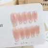 Unhas Usáveis Mar do Leste Olho de Gato Produto Acabado Estilo Minimalista Arte de Unhas Feita à Mão Unhas Postiças Removíveis Clareamento Unhas Usáveis Feitas à Mão