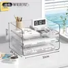 Portadocumentos Transparente de Acrílico Multicapa Estante de Almacenamiento de Escritorio Apilable Caja Organizadora de Documentos de Oficina A4