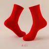 Calcetines Rojos para Hombre para el Año de Nacimiento, Boda, Calcetines de Algodón de Media Pantorrilla, Calcetines Largos de Algodón Calientes de Invierno, Calcetines Gruesos para Hombre Absorbentes de Sudor