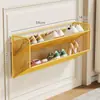 Zapatero detrás de la puerta, gabinete de zapatillas multicapa para la pared del baño, no requiere taladro, organizador de zapatos de pared para uso doméstico, perfecto para la entrada